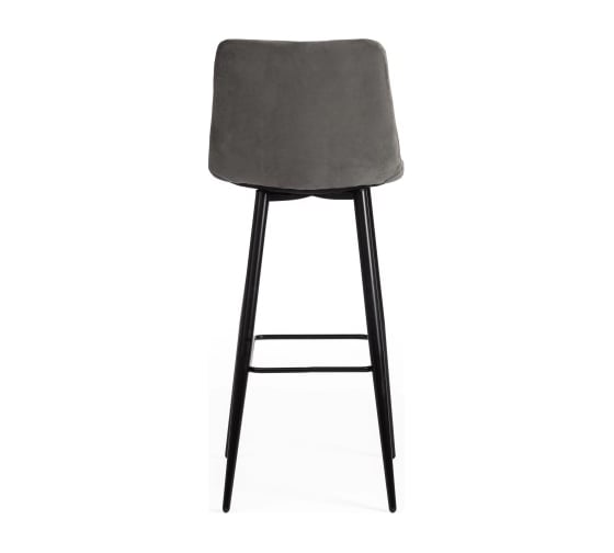 Комплект барных стульев - 2 шт. Tetchair CHILLY mod.7095б ткань/металл, 53x44x104 см, высота до сиденья 76 см, серый barkhat 26/черный 14350