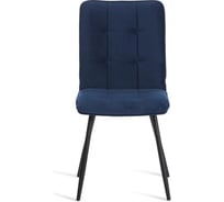Стул обеденный Tetchair Bari велюр, 46x55x89, Blue синий 24612