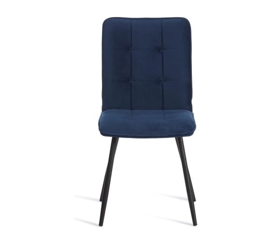 Стул обеденный Tetchair Bari велюр, 46x55x89, Blue синий 24612