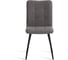 Стул обеденный Tetchair Bari флок, 46x55x89, серый/черный 29 24644 1