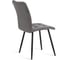 Стул обеденный Tetchair Bari флок, 46x55x89, серый/черный 29 24644 4