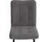 Стул обеденный Tetchair Bari флок, 46x55x89, серый/черный 29 24644 6