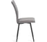 Стул обеденный Tetchair Monte Carlo флок, 50x55x93, серый/черный, 29 24610 3