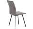 Стул обеденный Tetchair Monte Carlo флок, 50x55x93, серый/черный, 29 24610 4