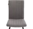 Стул обеденный Tetchair Monte Carlo флок, 50x55x93, серый/черный, 29 24610 6