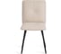 Стул обеденный Tetchair Sweet флок, 46x55x88, молочный/черный 4 24646 1