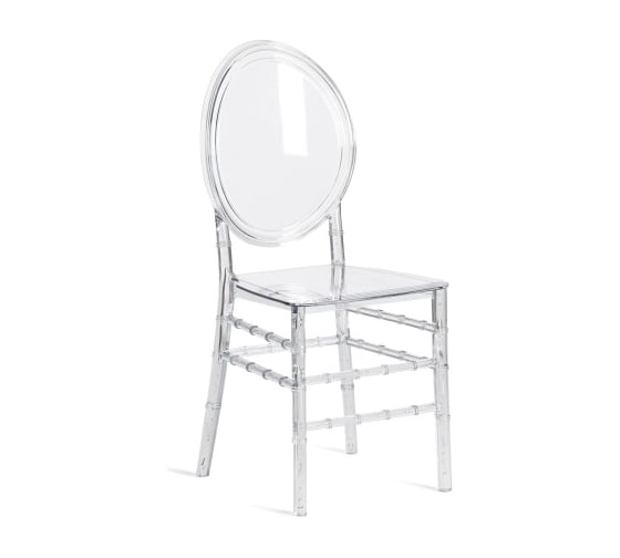 Комплект стульев - 2 шт. Tetchair MEDALION mod. 921 пластик, 39x49x90,5 см, Transparent прозрачный 11723