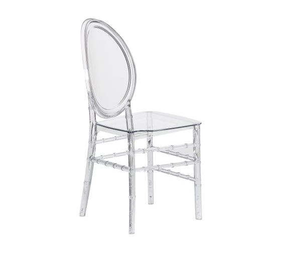 Комплект стульев - 2 шт. Tetchair MEDALION mod. 921 пластик, 39x49x90,5 см, Transparent прозрачный 11723