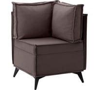 Диван кухонный НОРТА NORTA Loft XS Угловой 585x585x800 шоколад 4657828216449