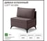 Диван кухонный НОРТА NORTA Loft XS 830х585х800 шоколад 4657810337268 2