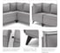 Диван кухонный НОРТА NORTA Loft XS Угловой 585x585x800 серый 4657828216401 5