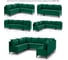 Диван кухонный НОРТА NORTA Loft XS Угловой 585x585x800 зеленый 4657828216425 4