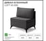Диван кухонный НОРТА NORTA Loft XS 830х585х800 графит 4657828217880 2