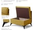Диван кухонный НОРТА NORTA Loft XS 830х585х800 горчичный 4657810337282 4