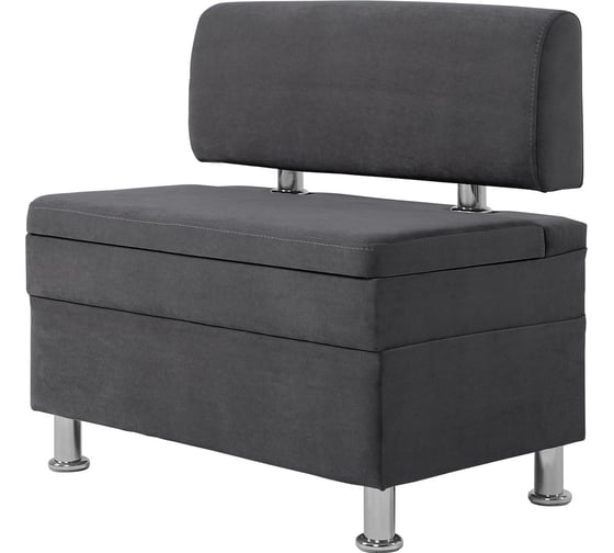 Диван кухонный НОРТА NORTA Hippo 800х490х770 графит 4657828217736