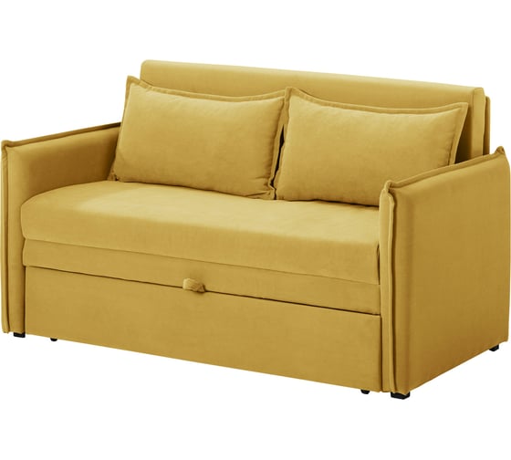 Диван-кровать NRAVA Candy 1400х805х800 горчичный 4657821042137 1