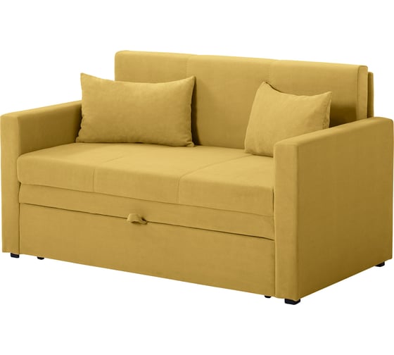 Диван-кровать NRAVA Little 1400x785x800 горчичный 4657821042076 1