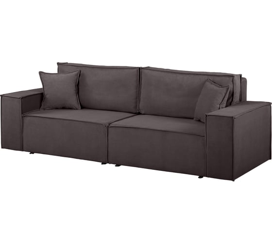 Диван-кровать NRAVA Loft M 2470х1000х890 шоколад 4657821040218