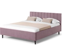 Кровать двуспальная NRAVA Mirana 160 без подъемного механизма 2090х1670х940 пыльно-брусничный 4657821040461