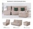 Пуф бескаркасный NRAVA home Bali 700х700х380 бежевый 4657810333659 5