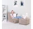 Пуф бескаркасный NRAVA home Bali 700х700х380 бежевый 4657810333659 14