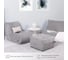 Пуф бескаркасный NRAVA home Bali 700х700х380 серый 4657810333666 7