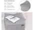 Пуф бескаркасный NRAVA home Bali 700х700х380 серый 4657810333666 8