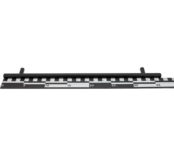 Ручка-рейлинг KERRON 12 мм, 288 мм, матовый черный R-3020-288 BL
