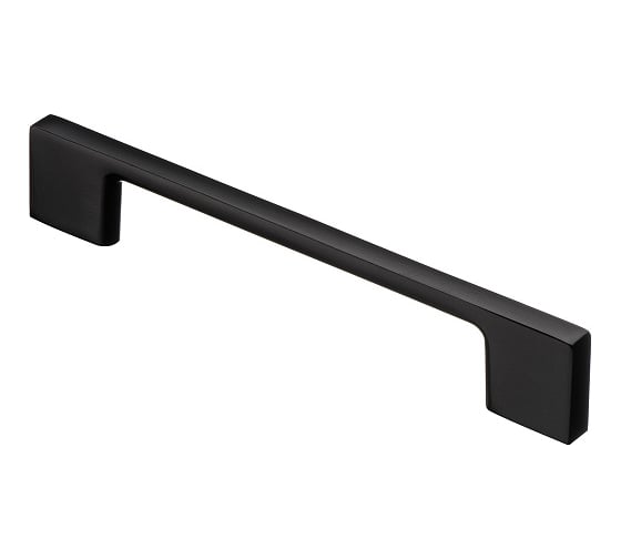 Ручка-рейлинг KERRON 128 мм, матовый черный R-3031-128 BL