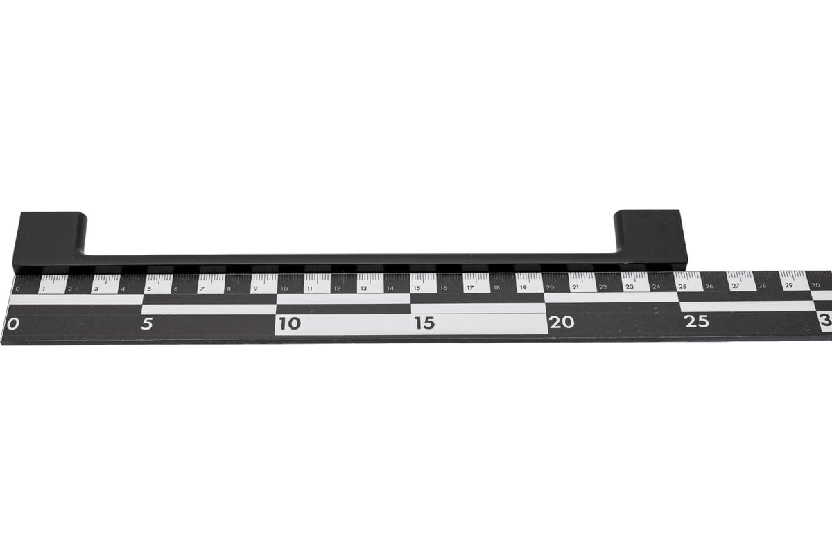 Ручка-рейлинг KERRON 224 мм, матовый черный R-3031-224 BL - выгодная цена,  отзывы, характеристики, фото - купить в Москве и РФ