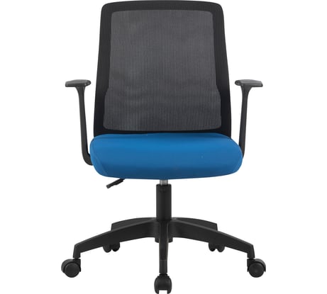 Кресло Cactus CS-MC222-BKBL черный сиденье темно-синий 2026569