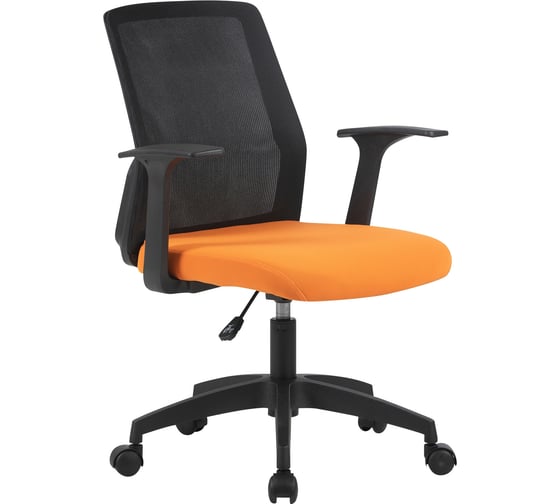 Кресло Cactus CS-MC222-BKOR черный сиденье оранжевый 2026570