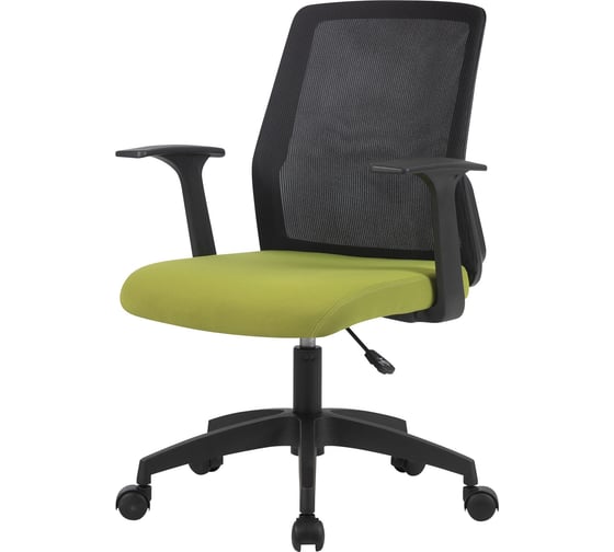 Кресло Cactus CS-MC222-BKGN черный сиденье салатовый сетка/ткань низкая спинка крестовины пластик пластик 2026571