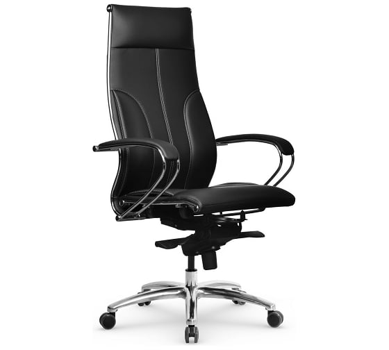Кресло МЕТТА Samurai Lux Infinity Easy Clean Черный (бежевая строчка) z316035632 1