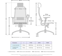 Кресло МЕТТА Samurai S-3.041 Infinity Easy Clean (Серый) z316036264
