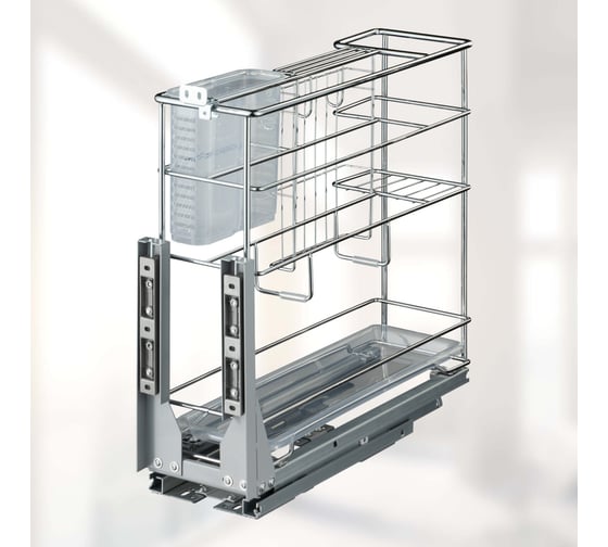 Бутылочница MF 200мм 2-уров. ALBA K6PTJ025B-2, 155х452х400мм, с доводчиком 5888v