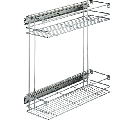 Бутылочница MF 200мм 2-уров. 160х470х450мм, с крепл.фасада 91361v