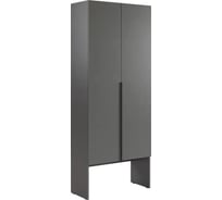 Двухдверный шкаф ИП Щербаков А.Н. L800 Баско (графит) 173778.2125