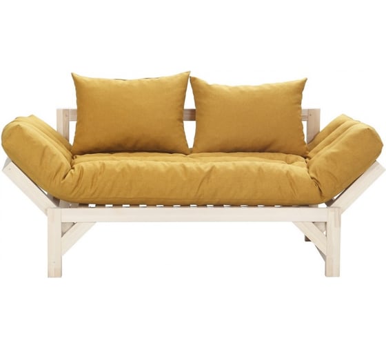 Диван Мебелик Бинго ткань savana plus yellow, каркас лак 9293