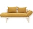 Диван Мебелик Бинго ткань savana plus yellow, каркас лак 9293 14