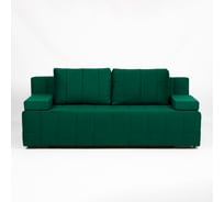 Диван-кровать Divan24 Вентура зеленый, механизм Еврокнижка, велюр 77400065