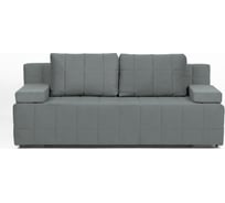 Диван-кровать Divan24 Вентура серый, механизм Еврокнижка, велюр 30033322