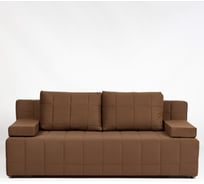 Диван-кровать Divan24 Вентура шоколадного цвета, велюр, механизм Еврокнижка 77400066