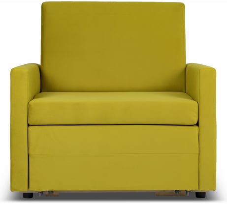 Кресло-кровать Divan24 Виктория раскладное для дома, желтый 77000292