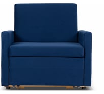 Кресло-кровать Divan24 Виктория раскладное для дома, синий 77000294