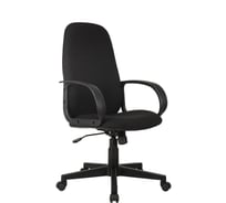 Кресло руководителя Helmi HL-E88, ткань черная, пластик, механизм качания 368525