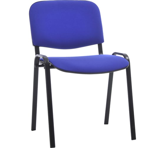 Стул Helmi HL-F01 Изо каркас черный, обивка, ткань синяя 359854