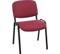 Стул Helmi HL-F01 Изо, каркас черный, обивка ткань бордовая 359852