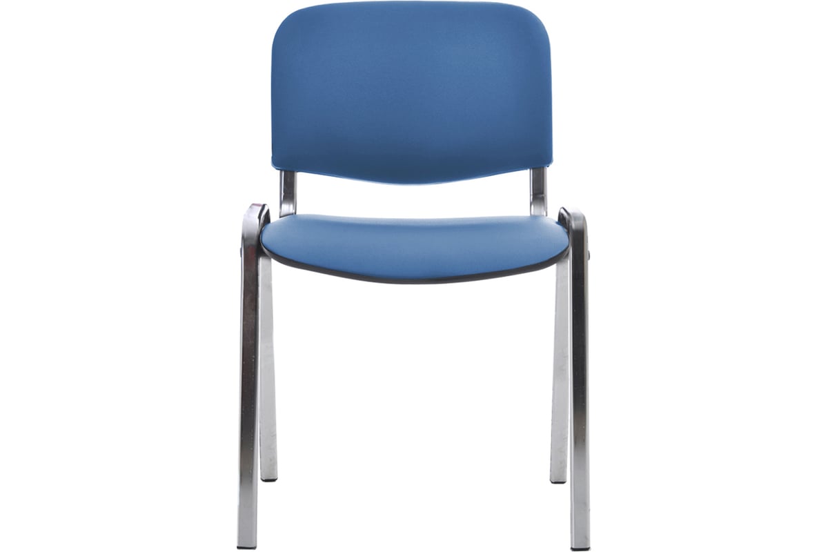 Стул Helmi HL-F01 Изо, каркас хром, обивка кожзам синий 359860 ...