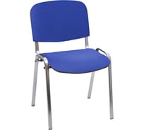 Стул Helmi HL-F01 Изо каркас хром, обивка ткань синяя с черным 359858